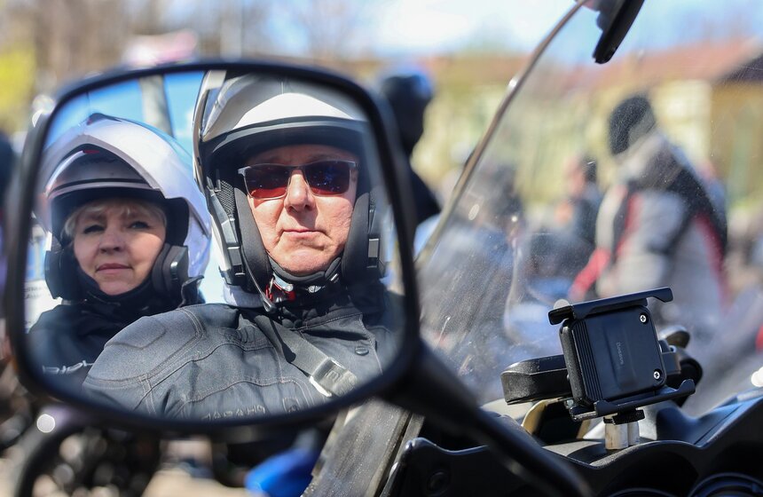 "Ночные волки" отметили открытие мотосезона в Байк-центре 6 фото