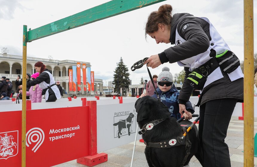 В Москве отметили Международный день собак-проводников 22 фото