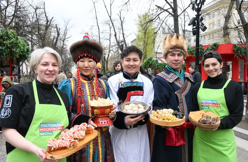 Гастрономическая программа фестиваля "Московская весна" открылась на Тверском бульваре 8 фото