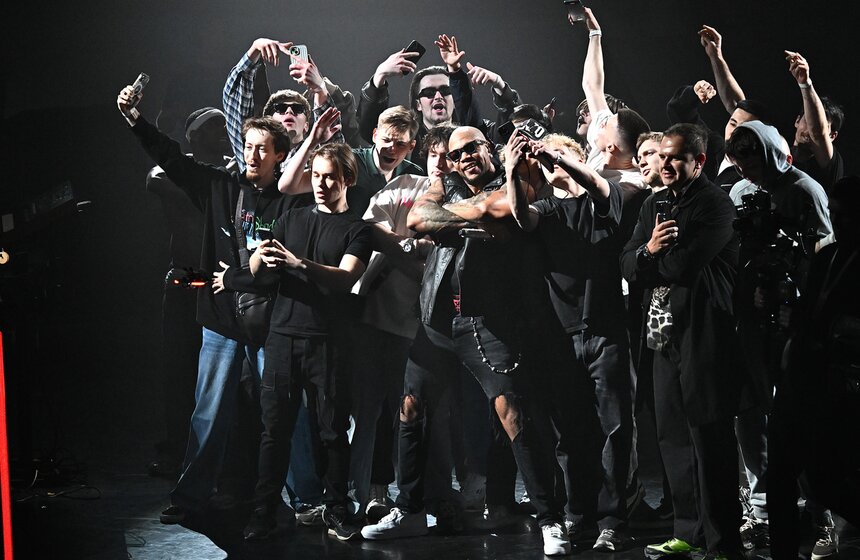 В Москве прошел концерт американского рэпера Flo Rida 24 фото