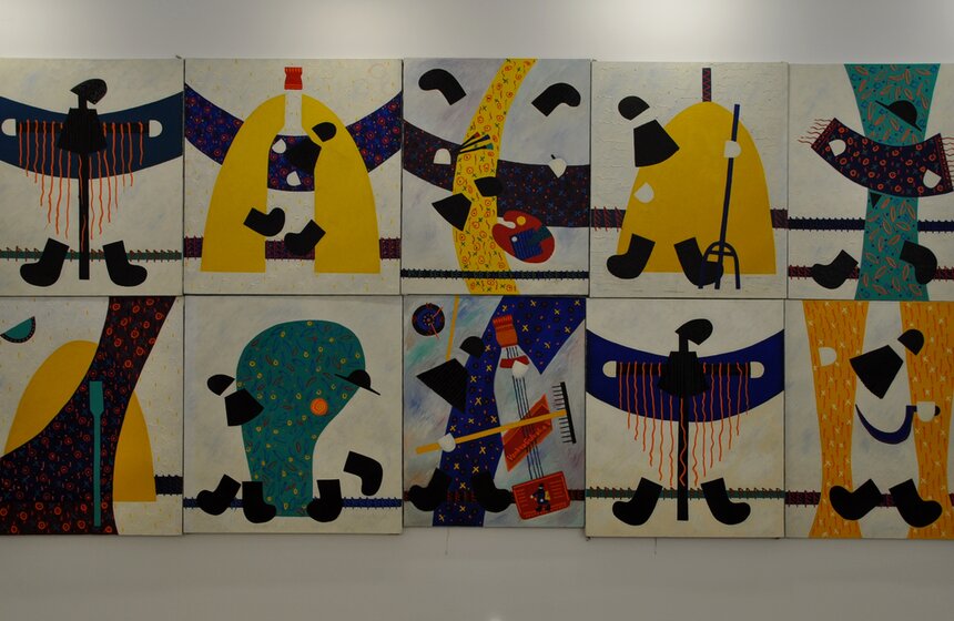 Выставка художника Ивана Акимова открылась в столице 10 фото