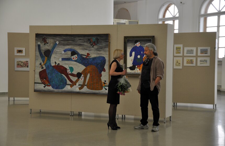 Выставка художника Ивана Акимова открылась в столице 17 фото