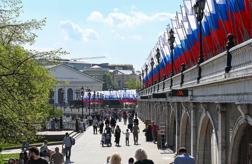 Москву украсили к 81-й годовщине Победы 23 фото