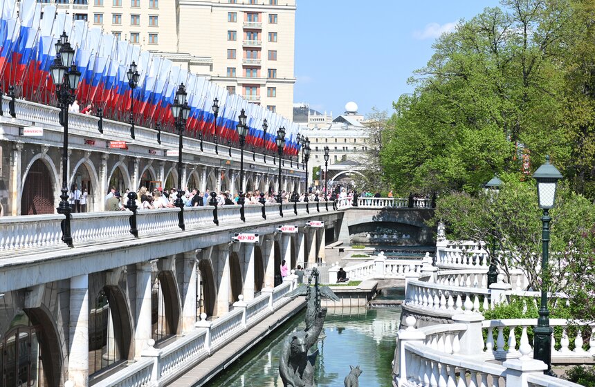 Москву украсили к 81-й годовщине Победы 20 фото