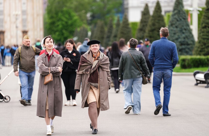 Москвичи отпраздновали 81-й День Победы 20 фото