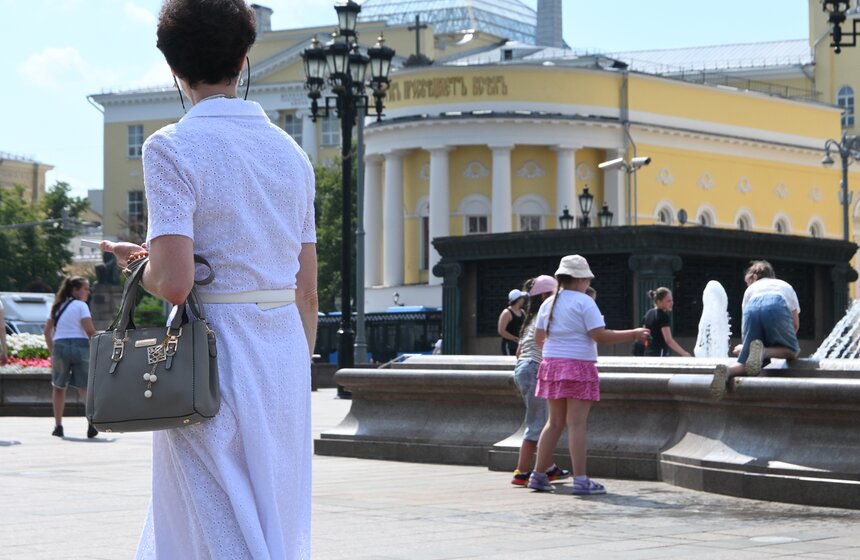 Жара в Москве достигла 31,5 градуса 2 июля 22 фото