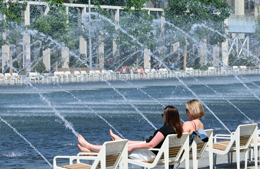 Жара в Москве достигла 31,5 градуса 2 июля 4 фото
