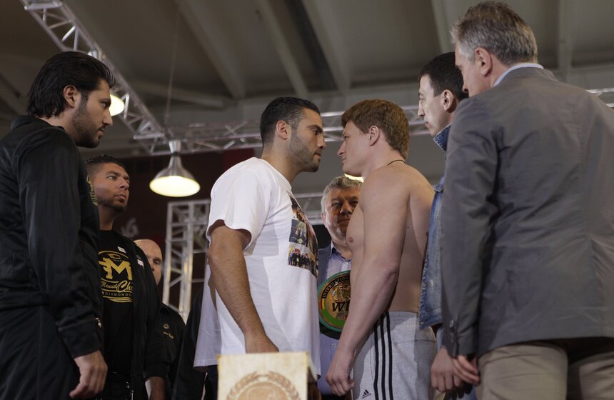 В "Лужниках" состоялось взвешивание перед боем Поветкин - Чарр 13 фото