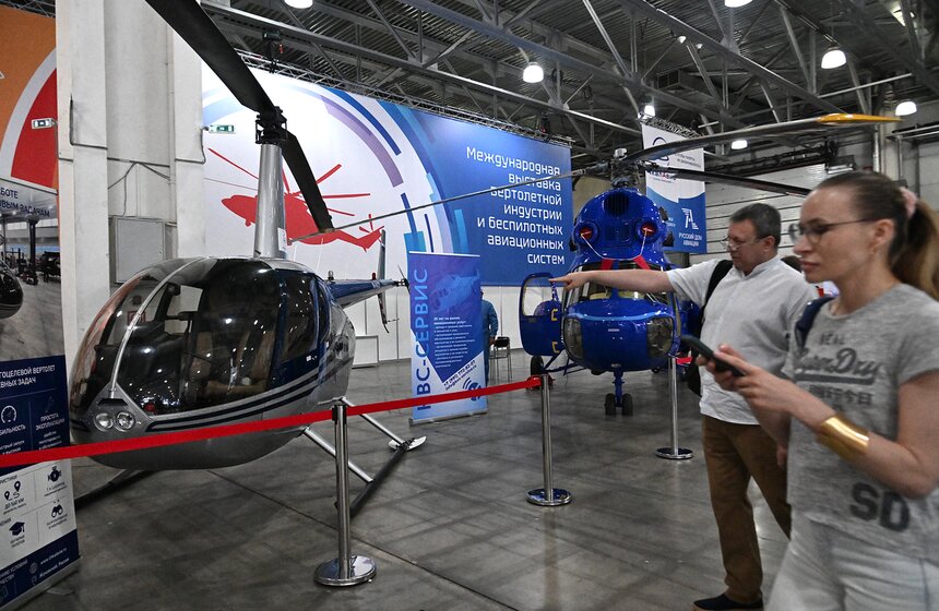 Авиационная выставка HeliRussia-2026 прошла в "Крокус Экспо" 15 фото