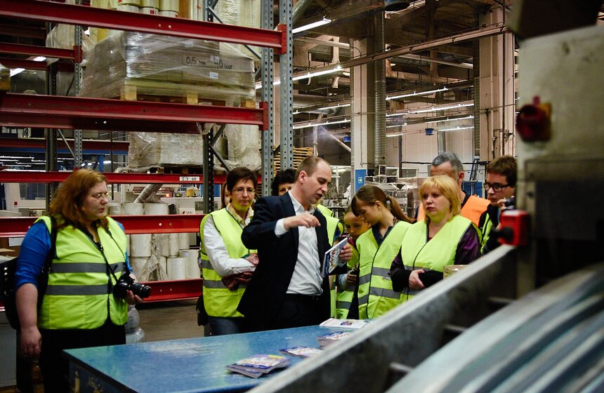 В Мосве провели экскурсию по типографии "Пушкинская площадь" 15 фото