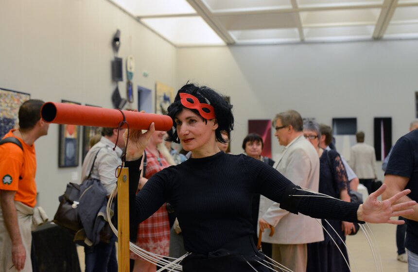 В ЦДА открылась выставка "Космос Малевича" 19 фото