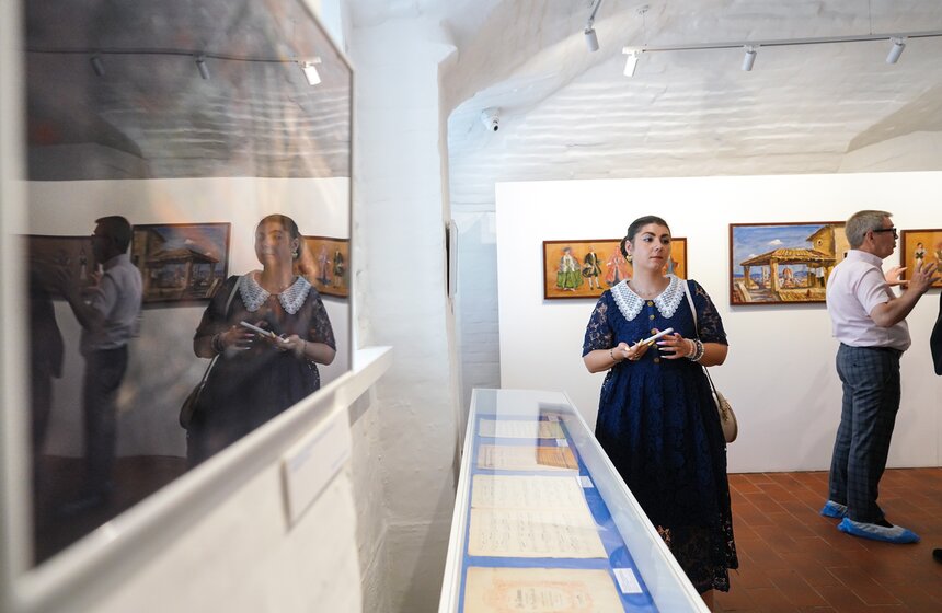 "Фиеста Петра Кончаловского" открылась в Музее МХАТ 17 фото