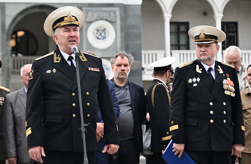 Церемониальный марш в честь Дня ВМФ состоялся в Москве 15 фото
