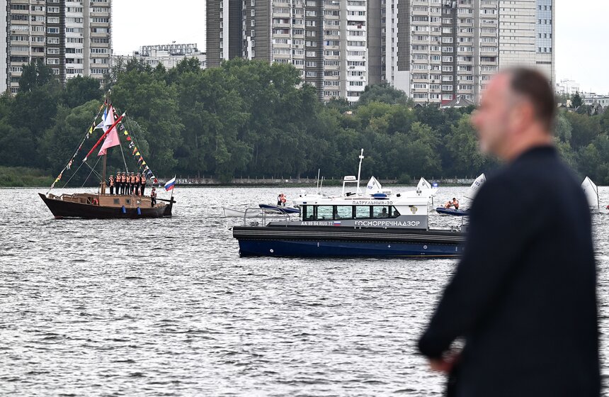 Церемониальный марш в честь Дня ВМФ состоялся в Москве 19 фото