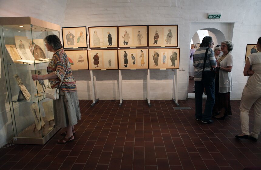 В Москве открылась выставка "Борис Ливанов - художник" 11 фото