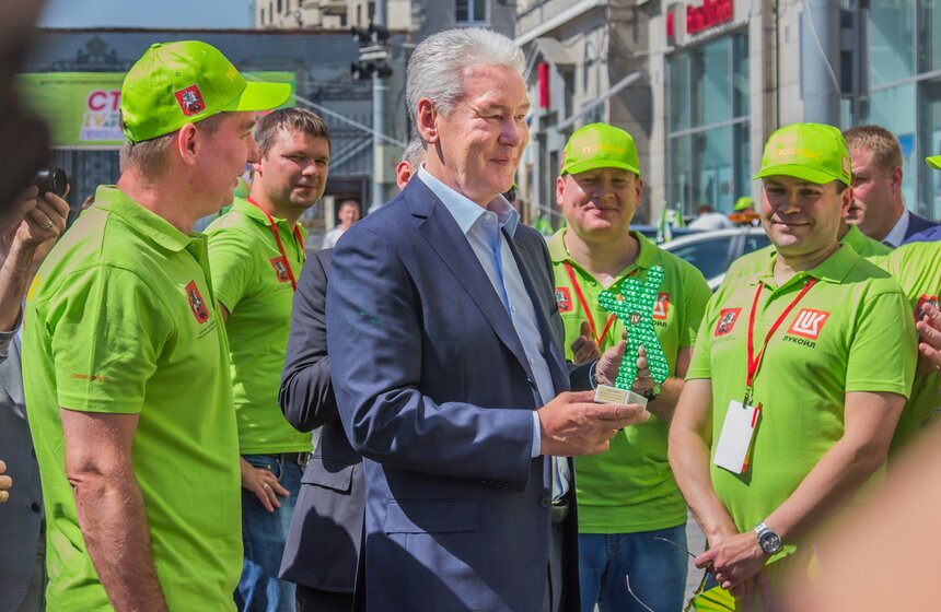 Сергей Собянин дал старт экологическому автопробегу 14 фото