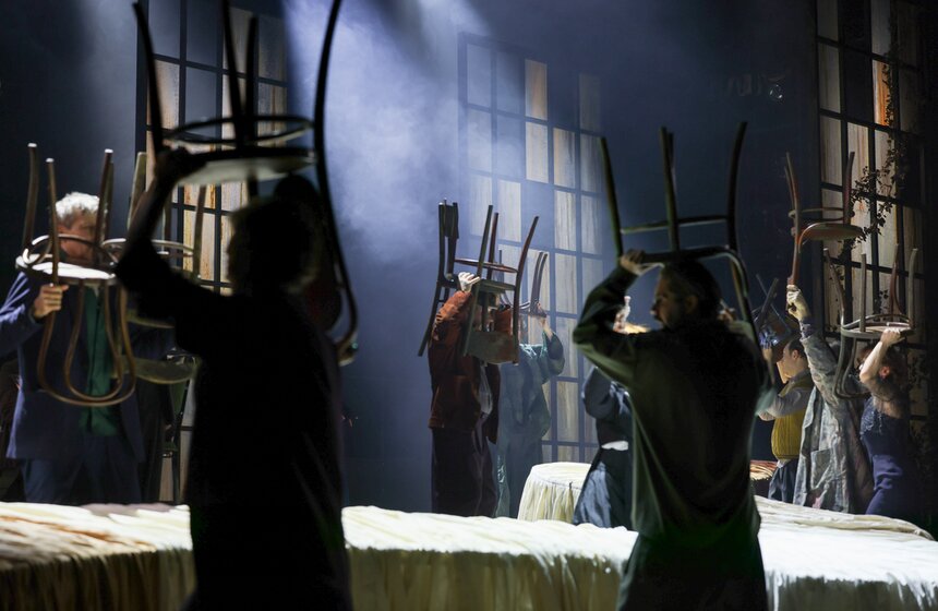 Премьера спектакля "О любви" состоялась в Мастерской Петра Фоменко 27 фото