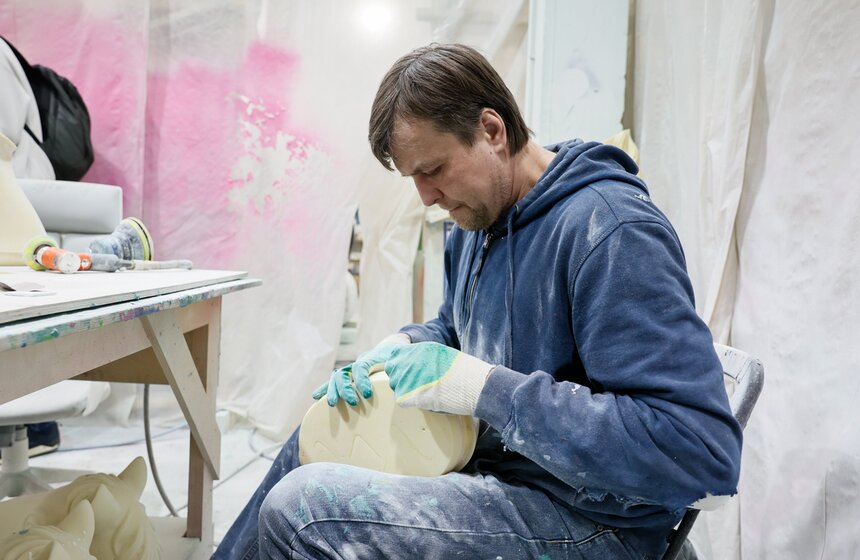 Арт-объекты для фестиваля "Масленица" начали готовить на Тверской площади 5 фото