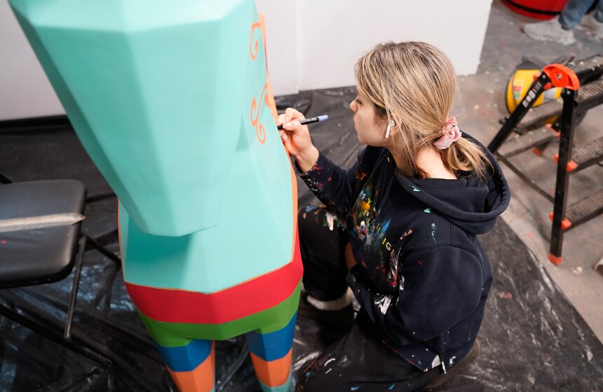 Арт-объекты для фестиваля "Масленица" начали готовить на Тверской площади 23 фото