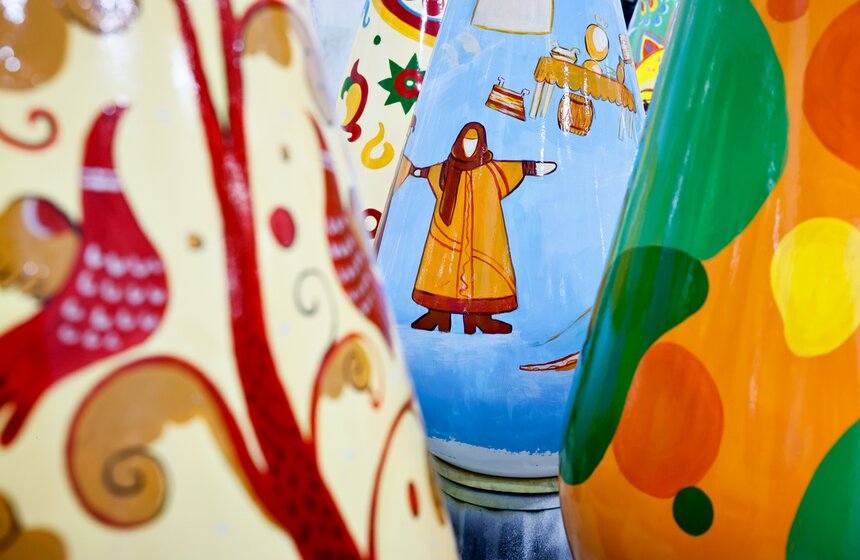 Арт-объекты для фестиваля "Масленица" начали готовить на Тверской площади 21 фото