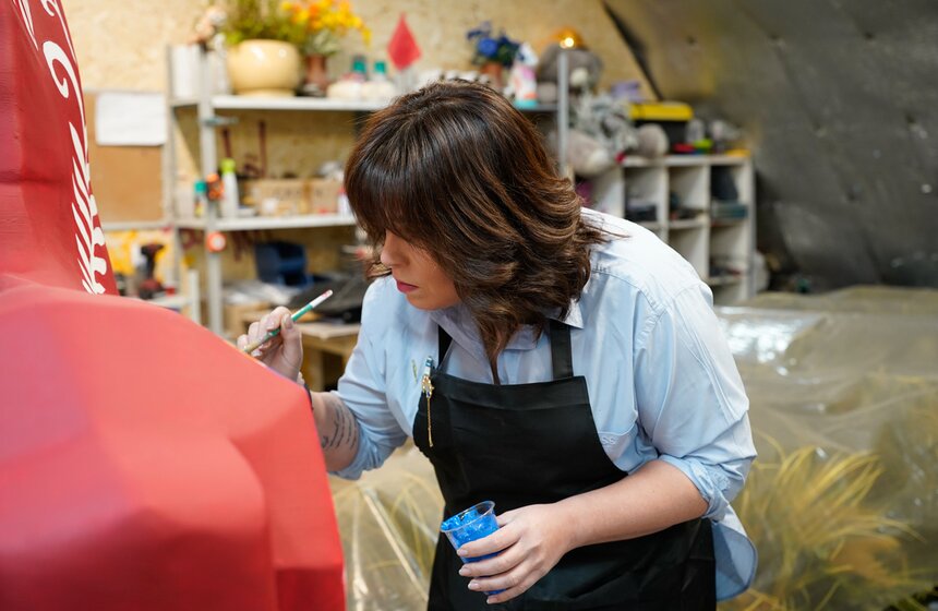 Арт-объекты для фестиваля "Масленица" начали готовить на Тверской площади 28 фото
