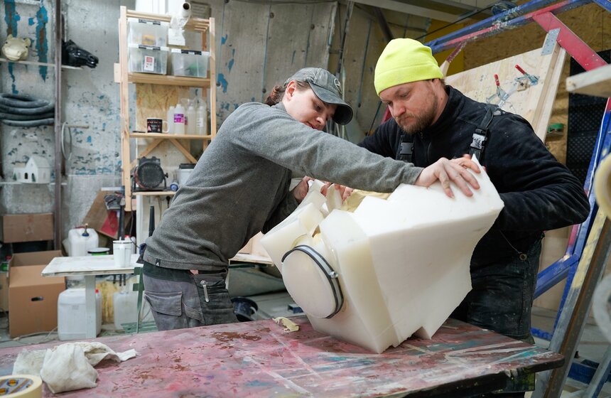 Арт-объекты для фестиваля "Масленица" начали готовить на Тверской площади 29 фото