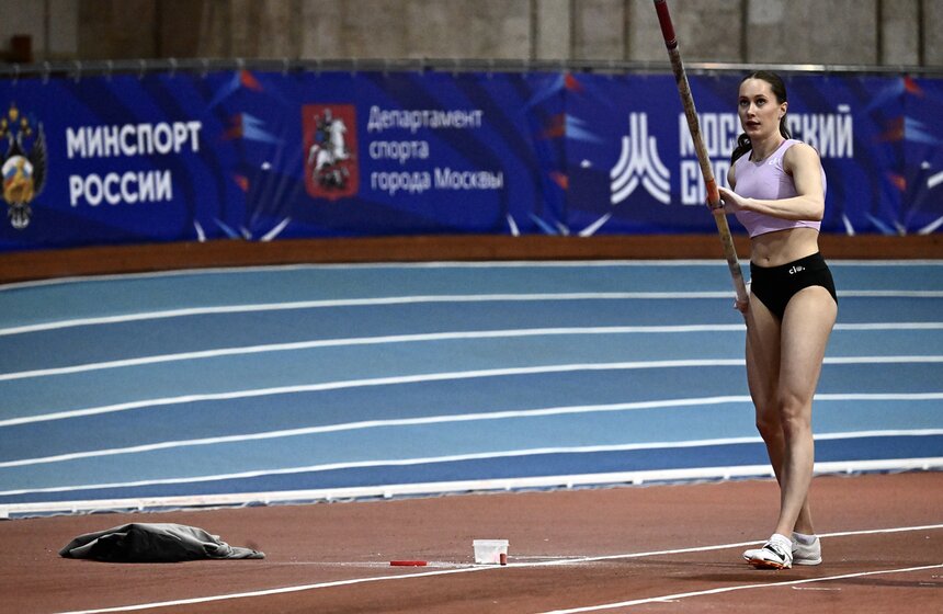 В Москве прошли юбилейные легкоатлетические соревнования "Русская зима" 25 фото