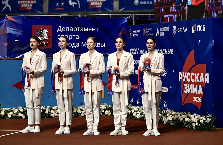 В Москве прошли юбилейные легкоатлетические соревнования "Русская зима" 37 фото