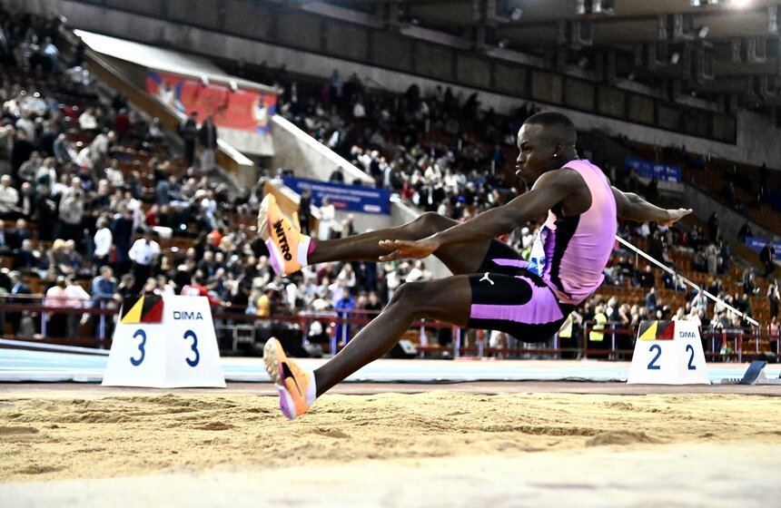 В Москве прошли юбилейные легкоатлетические соревнования "Русская зима" 34 фото