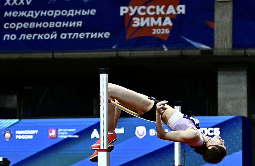 В Москве прошли юбилейные легкоатлетические соревнования "Русская зима" 28 фото