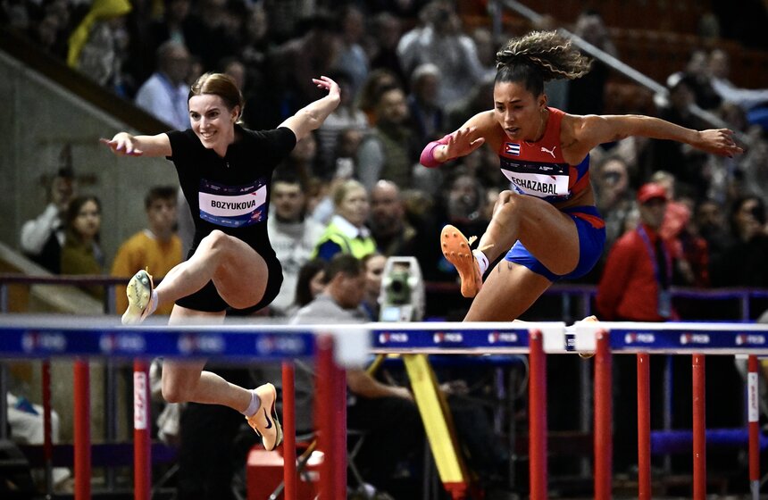 В Москве прошли юбилейные легкоатлетические соревнования "Русская зима" 14 фото