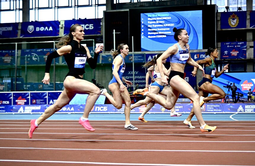В Москве прошли юбилейные легкоатлетические соревнования "Русская зима" 11 фото