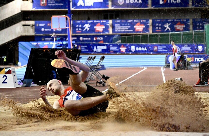В Москве прошли юбилейные легкоатлетические соревнования "Русская зима" 31 фото