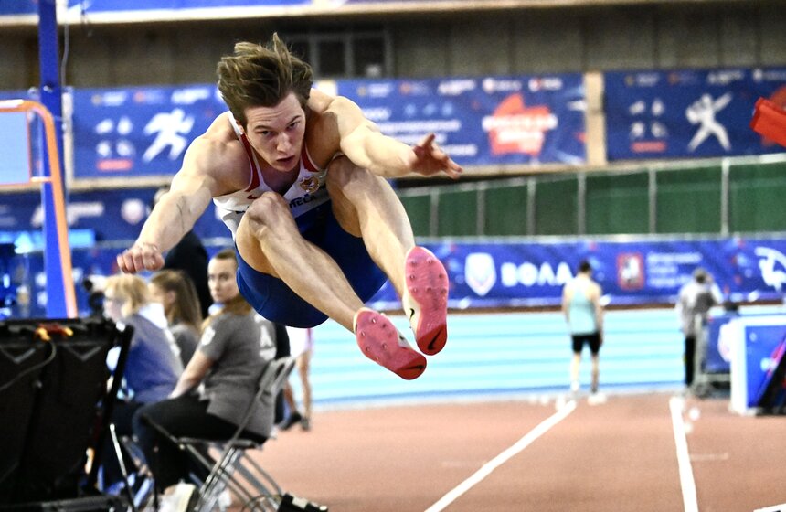 В Москве прошли юбилейные легкоатлетические соревнования "Русская зима" 32 фото