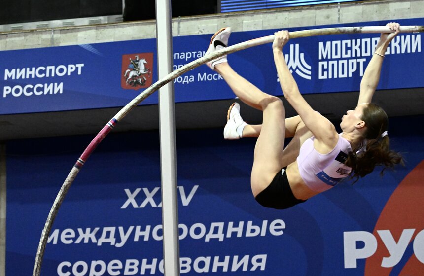 В Москве прошли юбилейные легкоатлетические соревнования "Русская зима" 29 фото