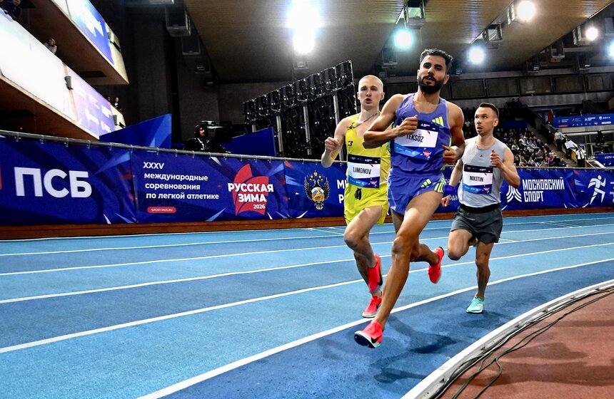 В Москве прошли юбилейные легкоатлетические соревнования "Русская зима" 9 фото