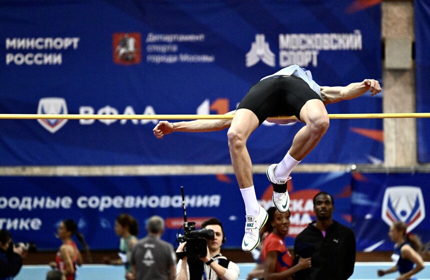 В Москве прошли юбилейные легкоатлетические соревнования "Русская зима" 15 фото