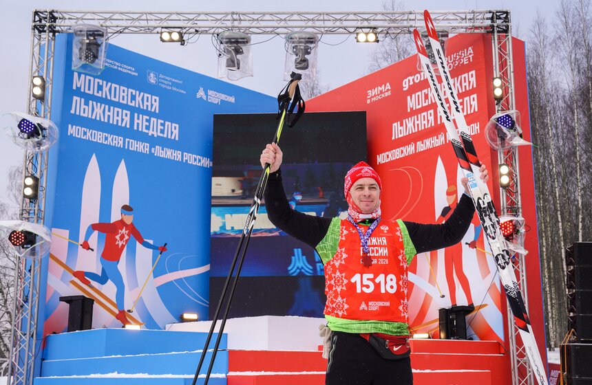 Массовая гонка "Лыжня России – 2026" прошла на юго-западе Москвы 22 фото