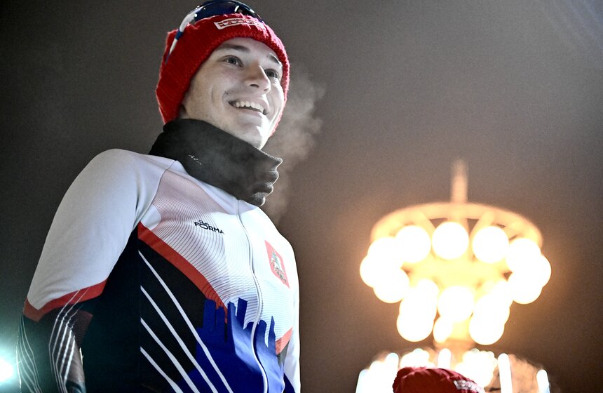 Массовый забег на коньках "Московские молнии" прошел на катке ВДНХ 29 фото