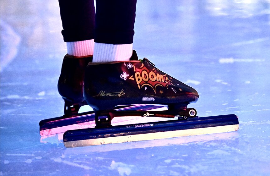 Массовый забег на коньках "Московские молнии" прошел на катке ВДНХ 11 фото