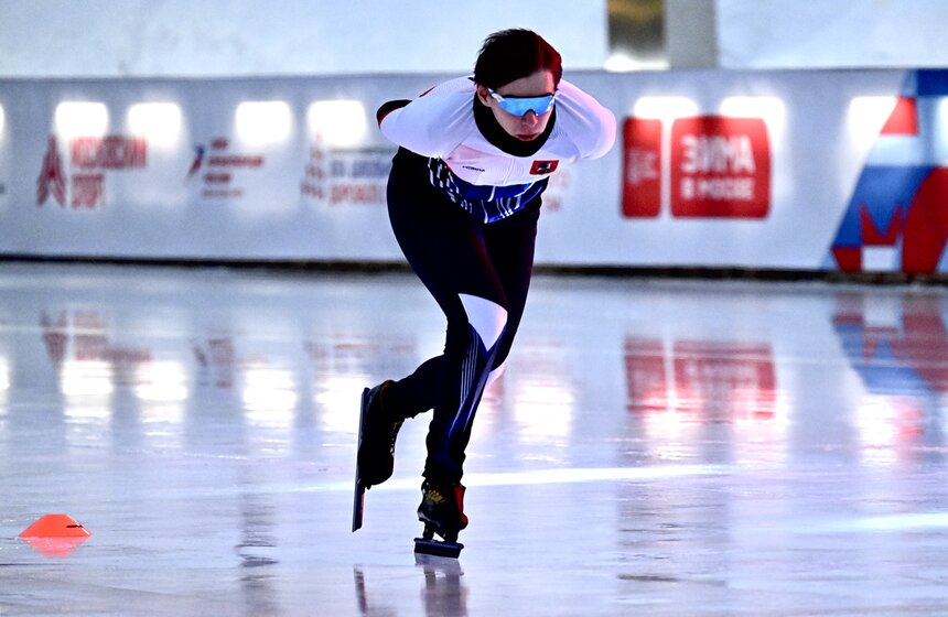 Массовый забег на коньках "Московские молнии" прошел на катке ВДНХ 7 фото