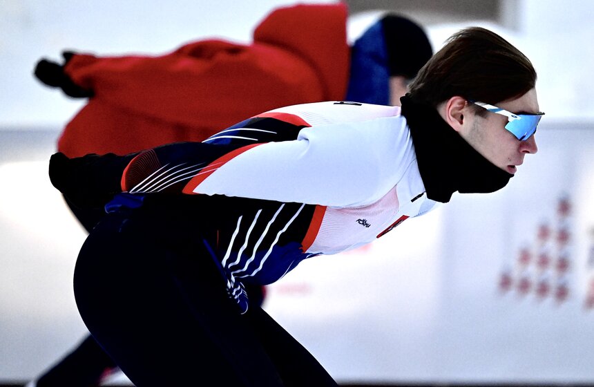 Массовый забег на коньках "Московские молнии" прошел на катке ВДНХ 8 фото