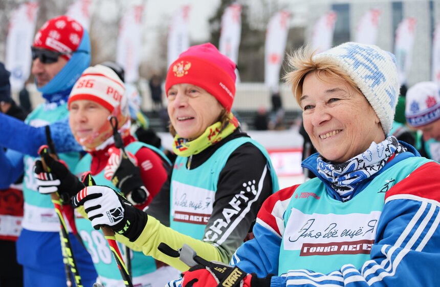 Ретрогонка "Это все еще я" прошла в Москве в рамках лыжного фестиваля "Гонка Легкова" 7 фото