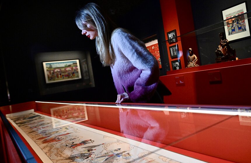 Выставка "Праздник весны. Новый год в старом Пекине" открылась в Музее Москвы 22 фото