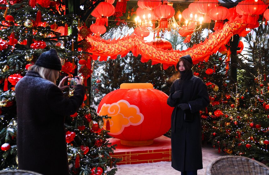 Фестиваль "Китайский Новый год в Москве" открылся на Манежной площади 12 фото