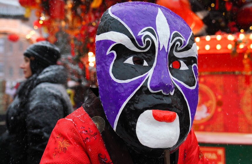 Фестиваль "Китайский Новый год в Москве" открылся на Манежной площади 5 фото