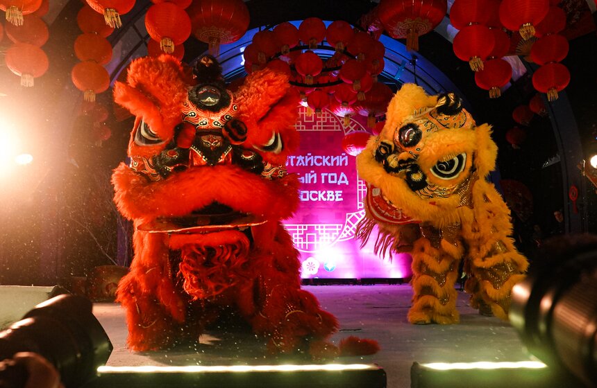 Фестиваль "Китайский Новый год в Москве" открылся на Манежной площади 23 фото