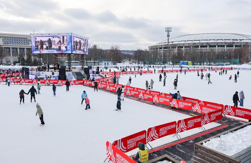 Массовая тренировка в рамках открытия недели фигурного катания прошла в "Лужниках" 24 фото