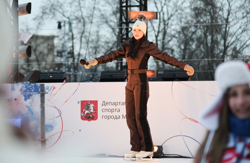 Массовая тренировка в рамках открытия недели фигурного катания прошла в "Лужниках" 19 фото