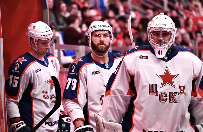 ЦСКА и "Спартак" встретились в матче регулярного чемпионата КХЛ 4 фото